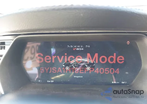 2014 Tesla Model S P85 из США, поврежденный, VIN 5YJSA1H19EFP40504